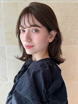 ビュートリアム265(BEAUTRIUM 265) ミディアム/くびれレイヤー/レイヤーカット/顔周りカット/銀座