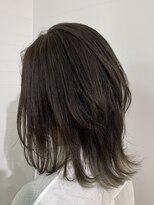 【毛先軽めのウルフスタイル】air銀座タワー　藤本麻衣