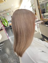 アイズ 渋沢(AIZU)&nbsp;ミルクティーカラー　ケアブリーチダブルカラー