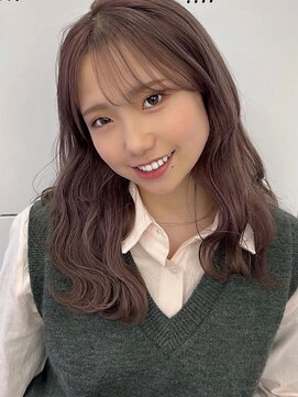 ミミヘアーガーデン(mimi hair garden) ピンクベージュカラー/韓国風