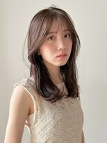 ディッセンバー 渋谷(December)&nbsp;【December】小顔カット/ブリーチなしオリーブベージュ