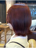Myrtille☆スカーレットベージュ×切りっぱなしボブ
