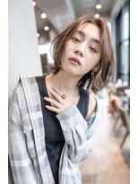 ケアリー 大日(Carelly)&nbsp;大人かわいい前髪セシルカットココアブラウンフリンジウェーブ