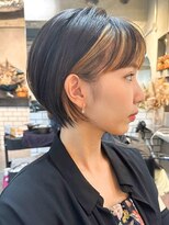 ティダスマイル 吉祥寺店(tida smile)&nbsp;お客様スタイル/くびれショート/インナーカラー