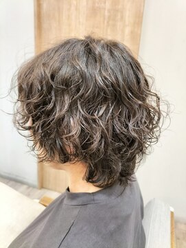 ヘアサロン アンフェール(Hair Salon Amfaire) 小林/くりっとパーマショート襟足長め20代30代40代