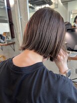 エムクランメイクス 原宿 表参道(m.clan MAKE'S)&nbsp;外ハネボブ ボブ 切りっぱなしボブ ぷつっとボブ