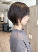 say.黒髪ボブルフネビージュ小顔ワンレンアッシュオリーブ透明感