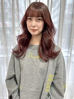 アクシス 栄ガスビル店(`AXIS) ワインレッド似合わせカットAXISガスビル店市川