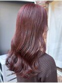 【白石】春カラーブリーチなしピンクベージュ１０代２０代原宿