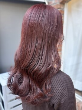 ラレイ ハラジュク(Lalei harajuku) 【白石】春カラーブリーチなしピンクベージュ１０代２０代原宿