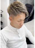 ツーブロックハイトーンショート