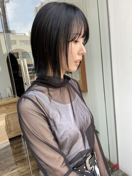 ヌード(NUDE) NUDEレイヤーボブ 切りっぱなしボブ結べるボブ タッセルボブ