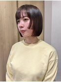 美髪レイヤーボブ