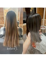 ナンバーフォーナチュラル 戸祭(NO4 natural)&nbsp;しばれる長さの切りっぱなしさらさらミディアムストレート