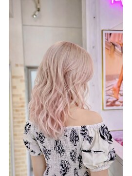 シェルティ フィエル(Shelltie Fiel) 【ケアブリーチ】ピンクベージュインナー【シェルティフィエル】