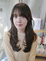 カシュカシュ(cache cache)&nbsp;ロングレイヤーカット韓国風☆用賀駅