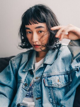 benji 横浜店【ベンジー】【3月28日オープン（予定）】 《benji》ボブに動きのあるパーマ