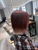 アンティーク 美術館前(antique)&nbsp;エンドカラー/髪質改善トリートメント／似合わせカット