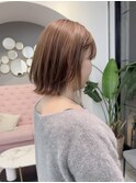 ココアベージュ/オリーブグレー/小顔