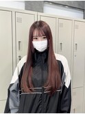 黒髪クラゲヘアー/オリーブグレー/小顔ココアベージュ