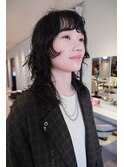 レイヤーパーマレイヤーカット顔周りレイヤーくせ毛パーマ