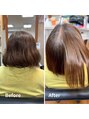 美容室フランヴェール&nbsp;【朝ラク】毎朝のヘアアイロンから卒業。艶のある美髪縮毛矯正