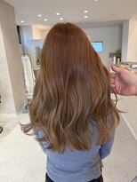 サロンドディバース(Salon de DIVERSE) 1ブリーチで作るピンクベージュ