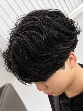 メンズエーバイフー 江坂(Men's A BY WHO) Men's A BY WHO 江坂/ツーブロック/フェザーパーマ