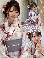 ミュー(miyuu)&nbsp;【浴衣着付け／ヘアセット】編み込みサイドお団子ヘア♪
