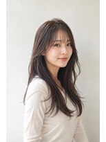 ベルス(bellus)&nbsp;艶ロングレイヤー×ダークモカグレージュ　30代　40代