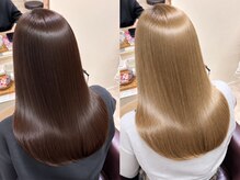 【パサつきやうねりが気になる方に】　髪質改善と縮毛矯正でストレスフリーの美髪へ。