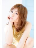 [shiomi H]斜めバング×ニュアンスレイヤーミディ