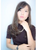 【morio池袋】ダークハイライト小顔セミロング