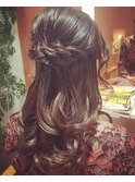 やり過ぎない、お呼ばれヘアセット