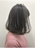 【cuzKLUB】カーキグレージュ×ボブ