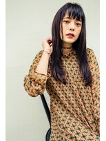 ページボーイ美容室&nbsp;ナチュラルに艶めく黒髪ストレート