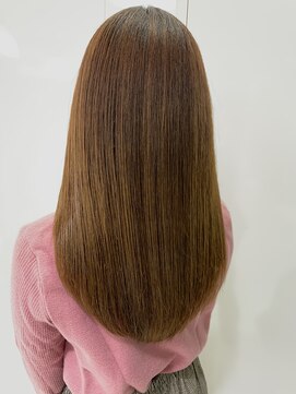 ドゥーエ 国分寺美容室(due) シルキーカットセミロング　サラ艶スタイル