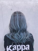 レーヴ(REVE) スノーブルー_セミウェットウェーブ