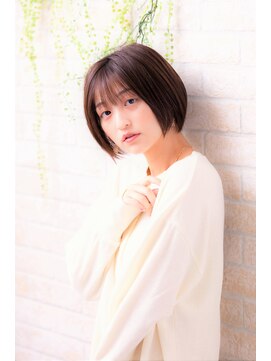 ソア 武蔵小杉(SOAR) ココアベージュとオリーブグレーの黒髪小顔クラゲヘアー