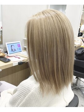 アヴァンス 京橋店(AVANCE) ミルクティーベージュ×ケアブリーチ