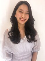 マイラ 銀座(myla)&nbsp;【田村】黒髮くびれエアリーミディエギョモリワンホンヘア2030代