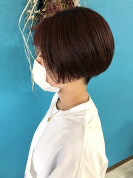 ルフテ(LOFTE) 刈り上げマッシュ女子/ピンクカラー☆