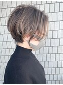 ハイライト×ショートボブ