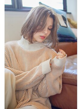 キート 本厚木(kiito) 【本厚木/本厚木駅】イヤリングカラー/ボブ/ベージュ