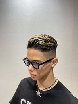 宮崎理容院 オークス店  【メンズ】七三×スキンフェード