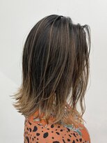 アンブル リュクス 池袋(amble luxe)&nbsp;グレーベージュ ニュアンスカラー ミルクティーピンク ブルー