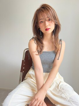 エース (ACE) ACE 横浜　大人シースルーバング×アッシュグレージュ