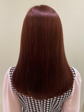 ヘアー メイク フィールド(Hair Make Field) 派手すぎないかわいさ♪ボルドーカラー