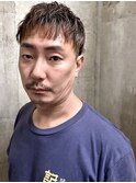 ナチュラルバングシャギーショート/メンズカット/ベリーショート