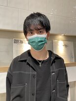 ナチュラルショートシースルーマッシュ